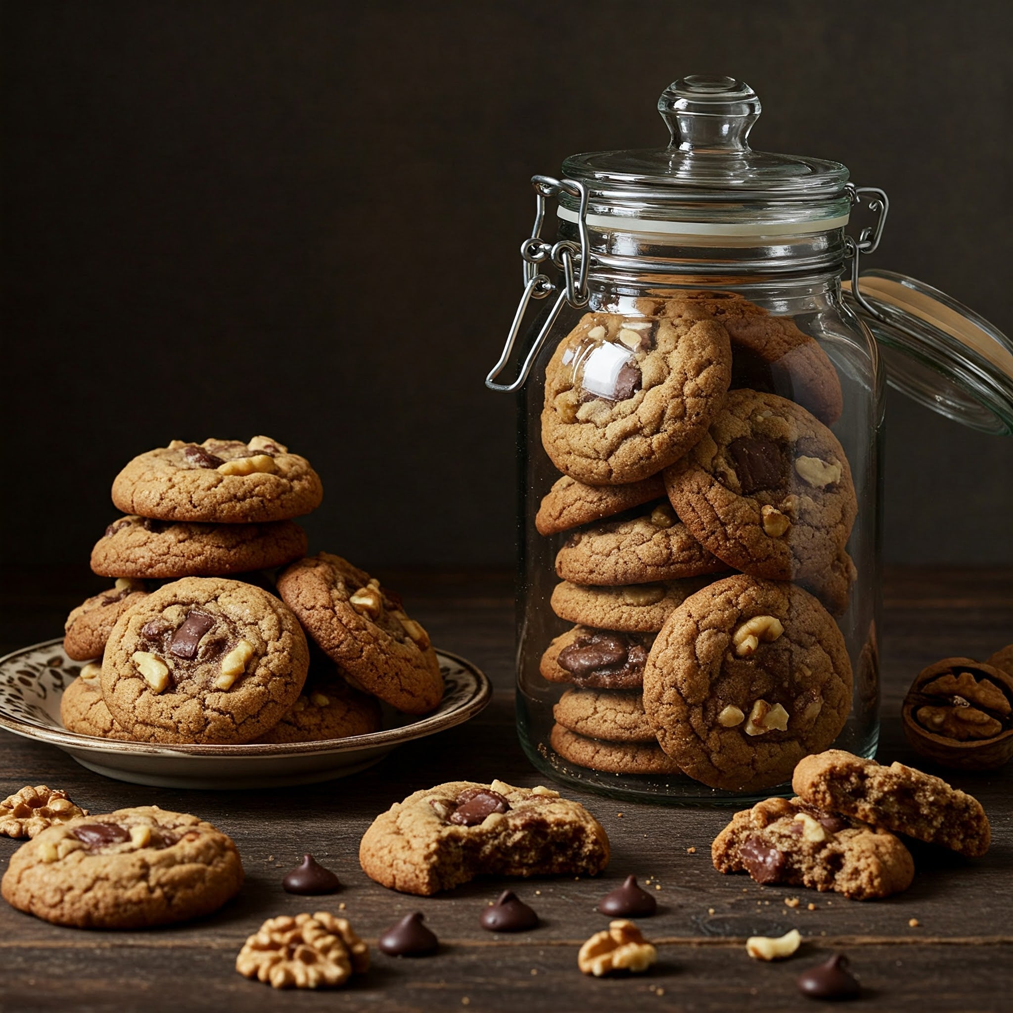 Mini cookies served family style